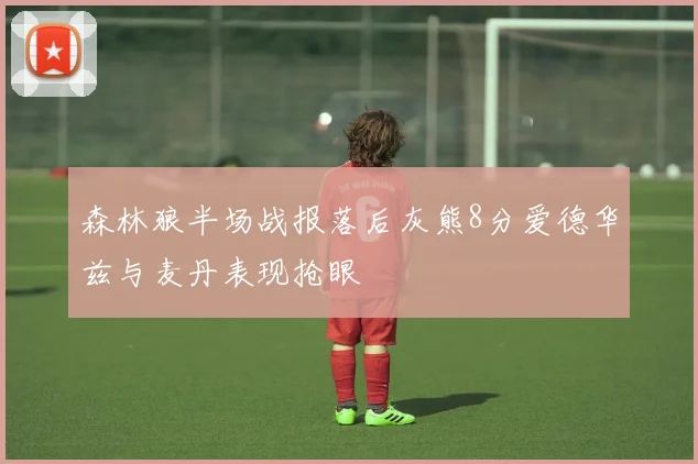 森林狼半场战报落后灰熊8分爱德华兹与麦丹表现抢眼